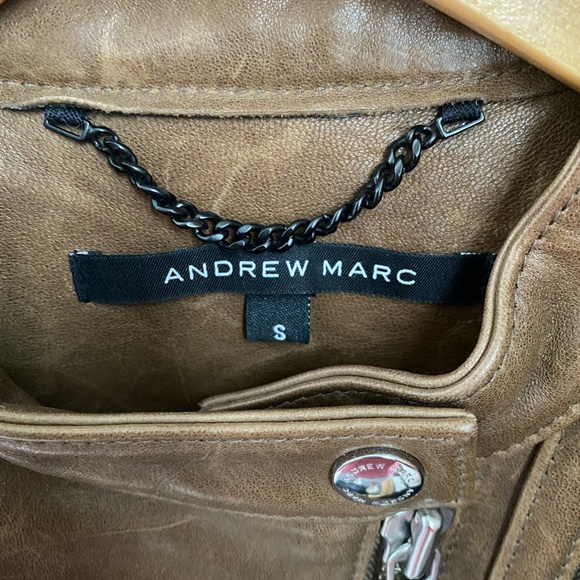 Andrew Marc Leather Jacket - Picture 5 of 9